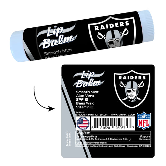 Las Vegas Raiders Smooth Mint SPF 15 Lip Balm