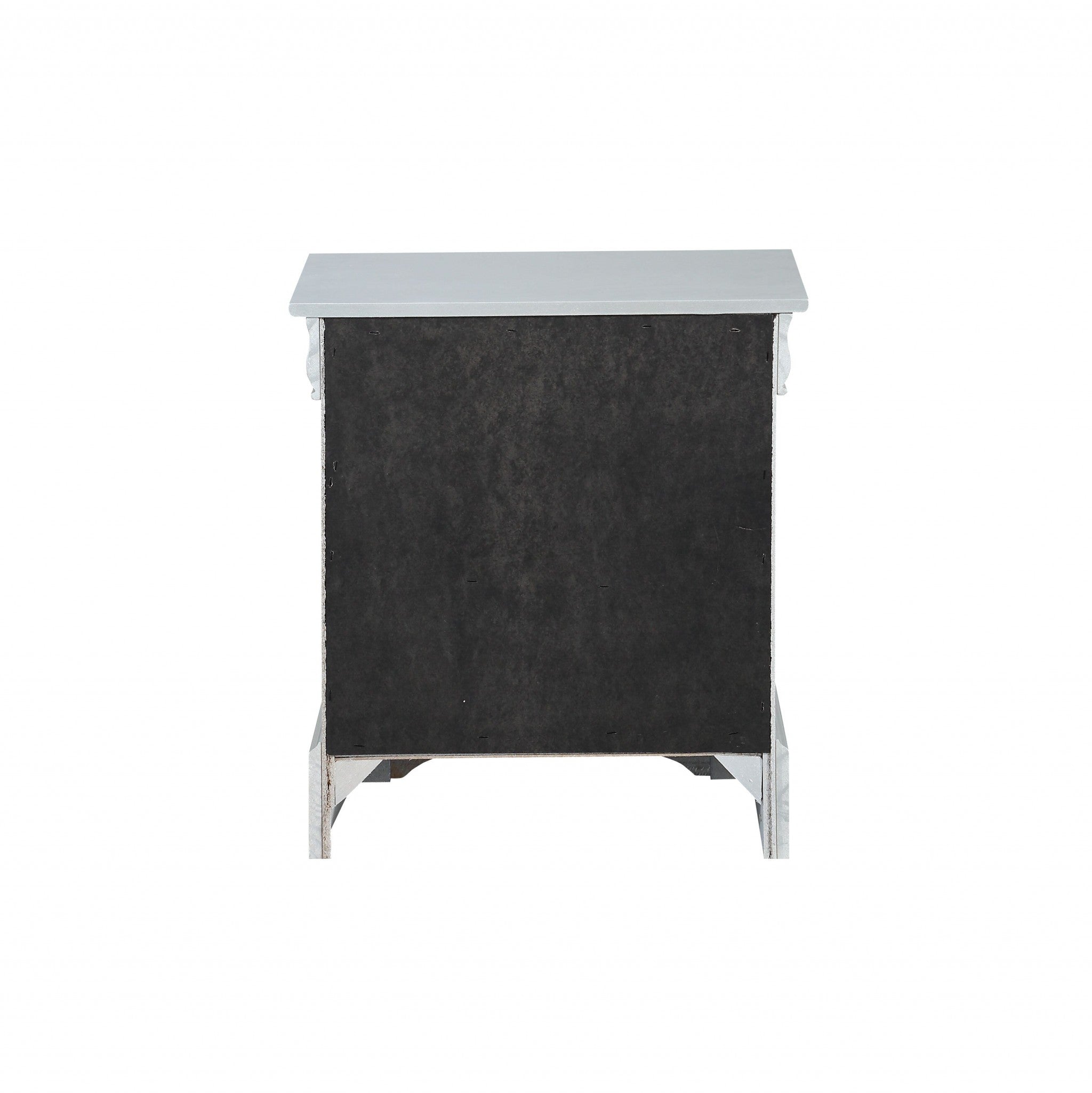 24" Platinum Two Drawers Nightstand