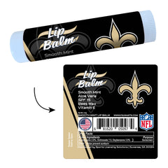 New Orleans Saints Smooth Mint SPF 15 Lip Balm - New Orleans Saints