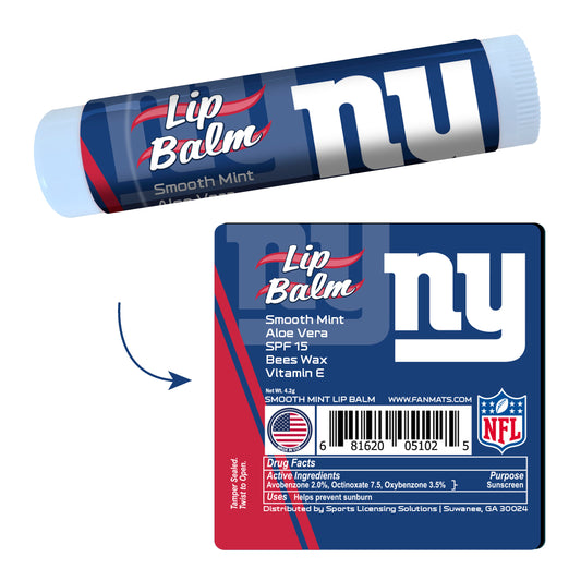 New York Giants Smooth Mint SPF 15 Lip Balm - New York Giants