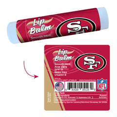 San Francisco 49ers Smooth Mint SPF 15 Lip Balm