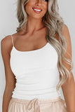 Ribbed Scoop Neck Cami