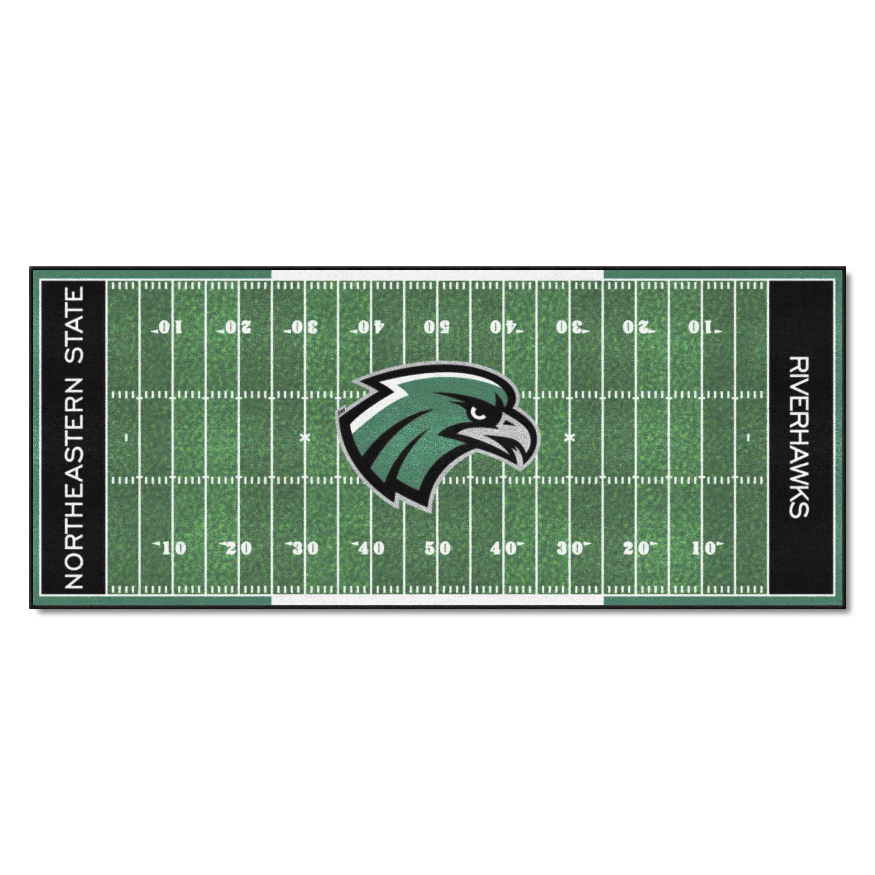 Northeastern State Riverhawks Field Runner Mat - 30in. x 72in.