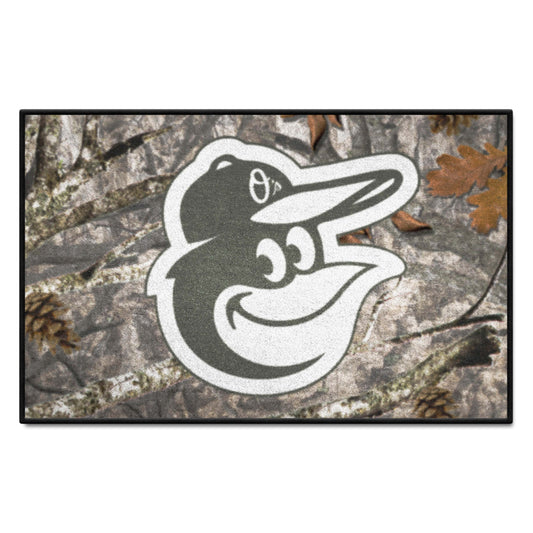 Baltimore Orioles Camo Starter Mat Accent Rug - 19in. x 30in. - Baltimore Orioles