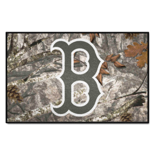 Boston Red Sox Camo Starter Mat Accent Rug - 19in. x 30in. - Boston Red Sox