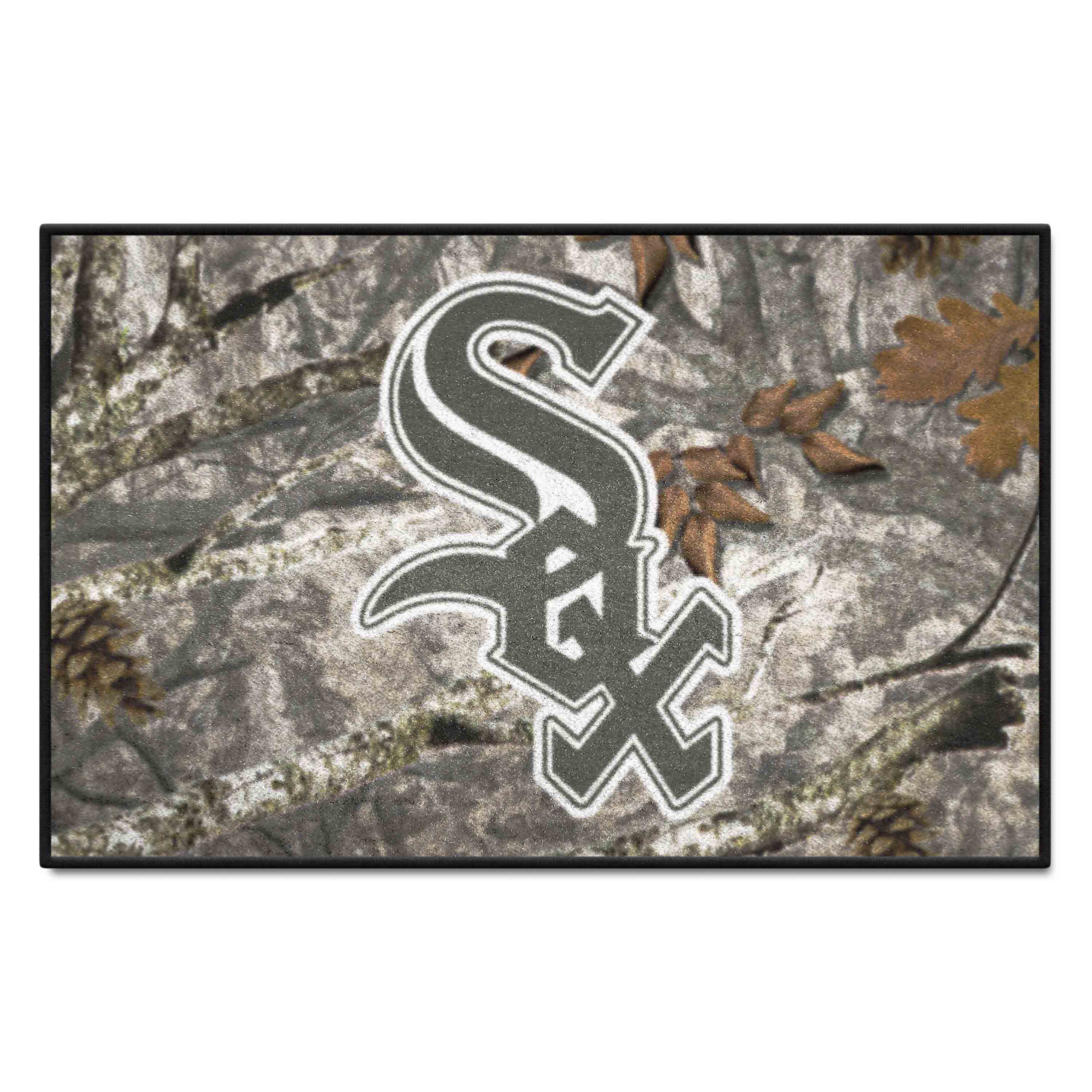 Chicago White Sox Camo Starter Mat Accent Rug - 19in. x 30in.