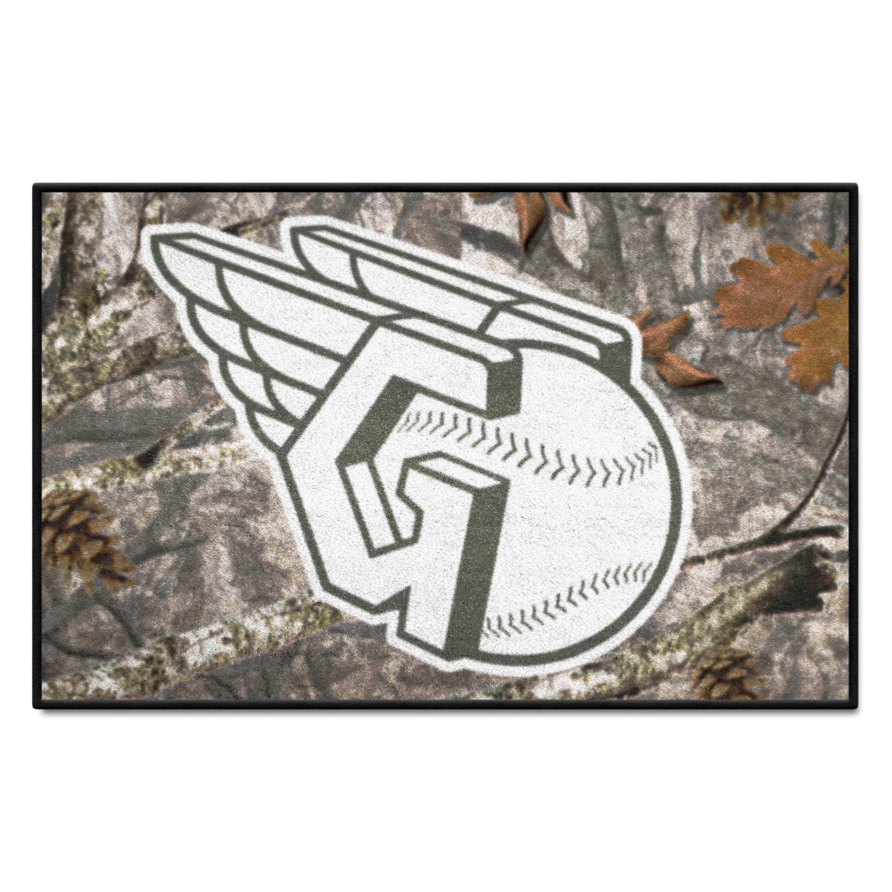 Cleveland Guardians Camo Starter Mat Accent Rug - 19in. x 30in.