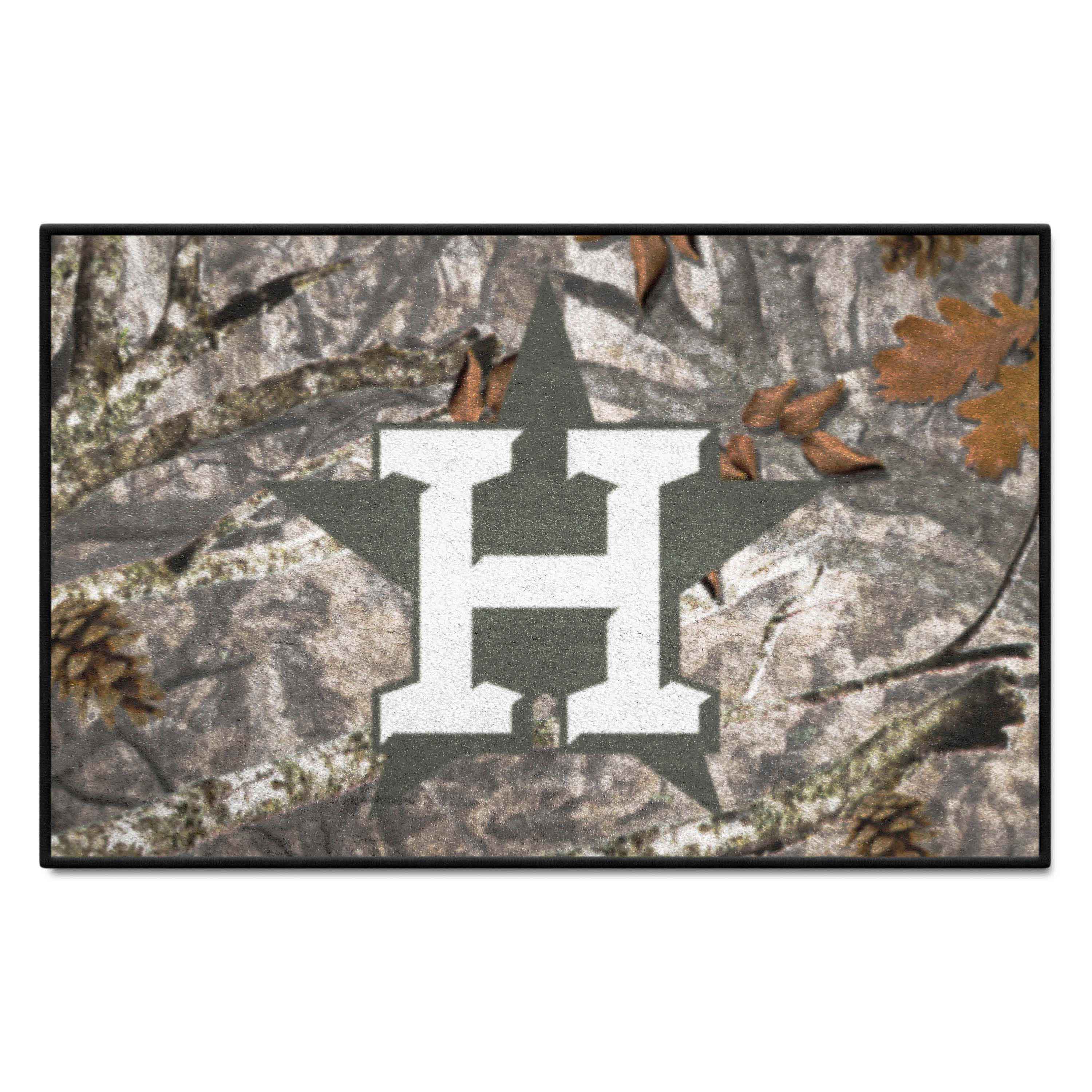 Houston Astros Camo Starter Mat Accent Rug - 19in. x 30in. - Houston Astros