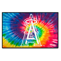 Los Angeles Angels Tie Dye Starter Mat Accent Rug - 19in. x 30in.