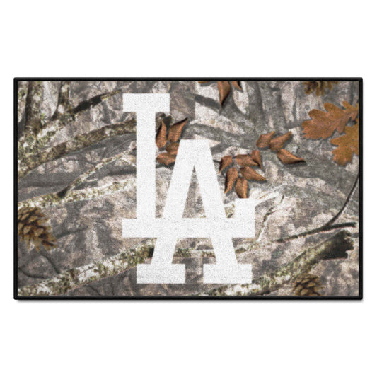 Los Angeles Dodgers Camo Starter Mat Accent Rug - 19in. x 30in.