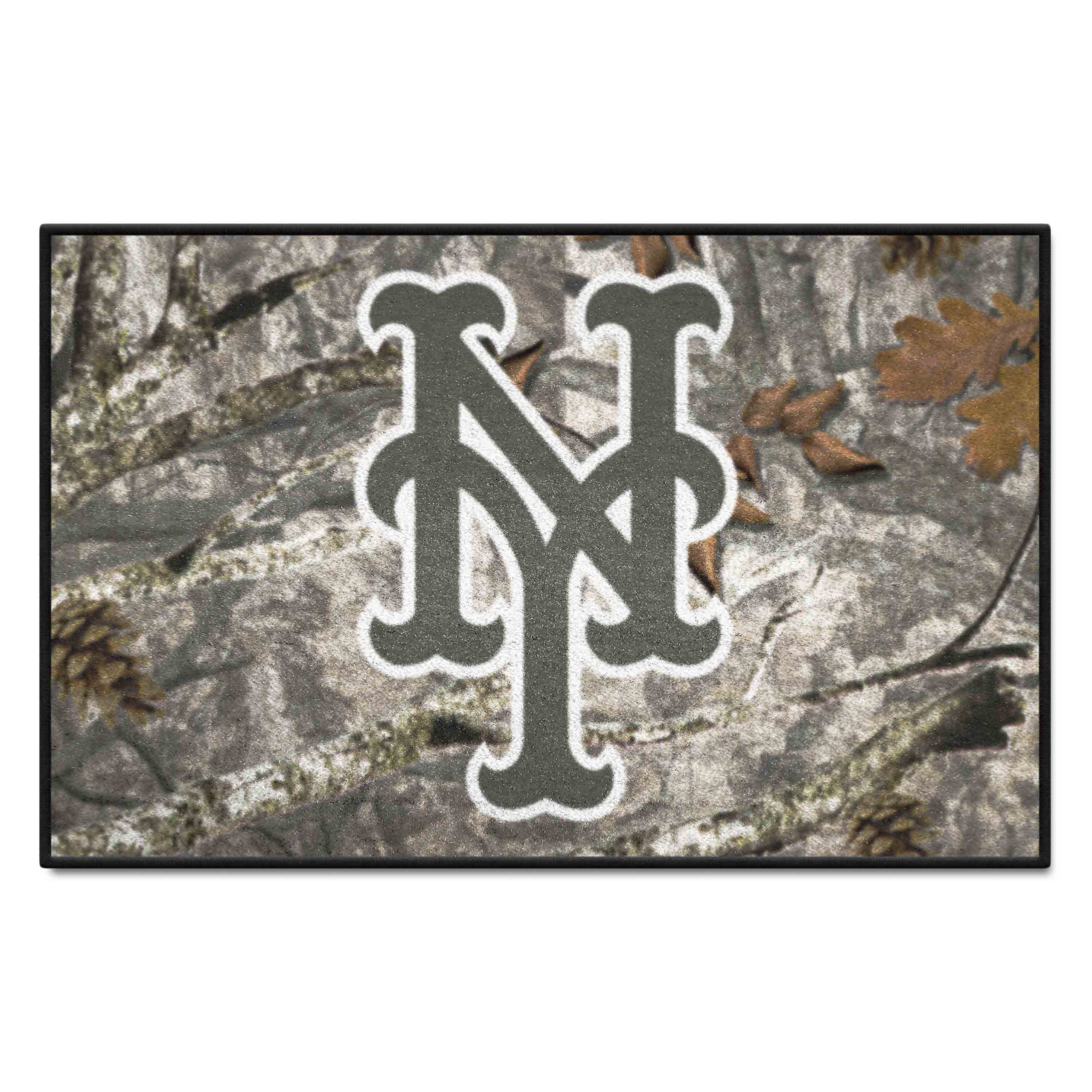 New York Mets Camo Starter Mat Accent Rug - 19in. x 30in. - New York Mets