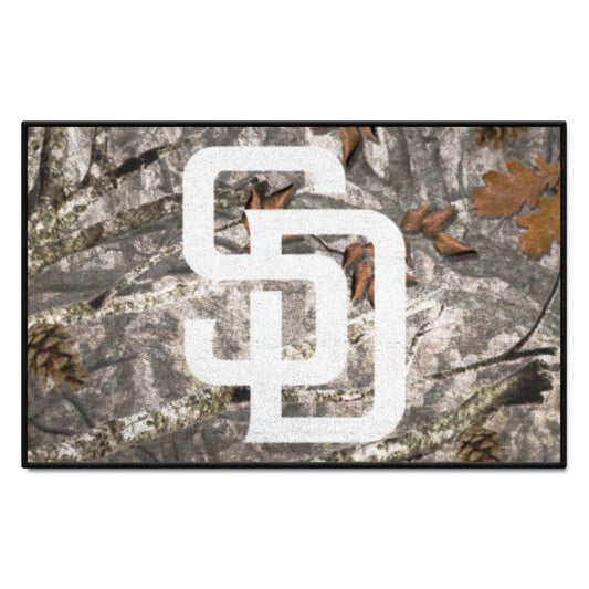 San Diego Padres Camo Starter Mat Accent Rug - 19in. x 30in.