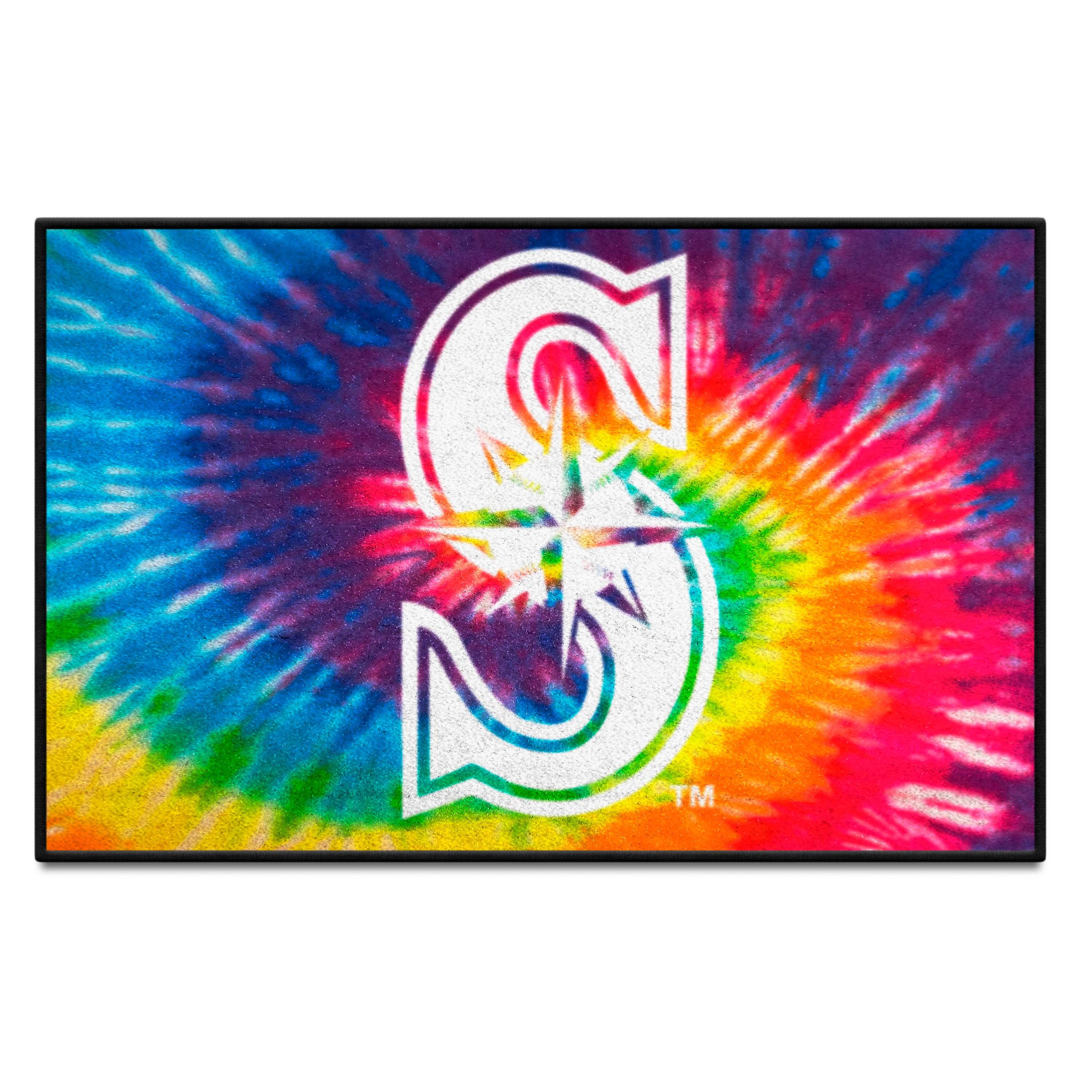 Seattle Mariners Tie Dye Starter Mat Accent Rug - 19in. x 30in.