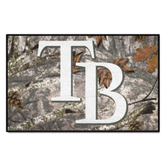 Tampa Bay Rays Camo Starter Mat Accent Rug - 19in. x 30in.