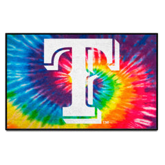 Texas Rangers Tie Dye Starter Mat Accent Rug - 19in. x 30in. - Texas Rangers