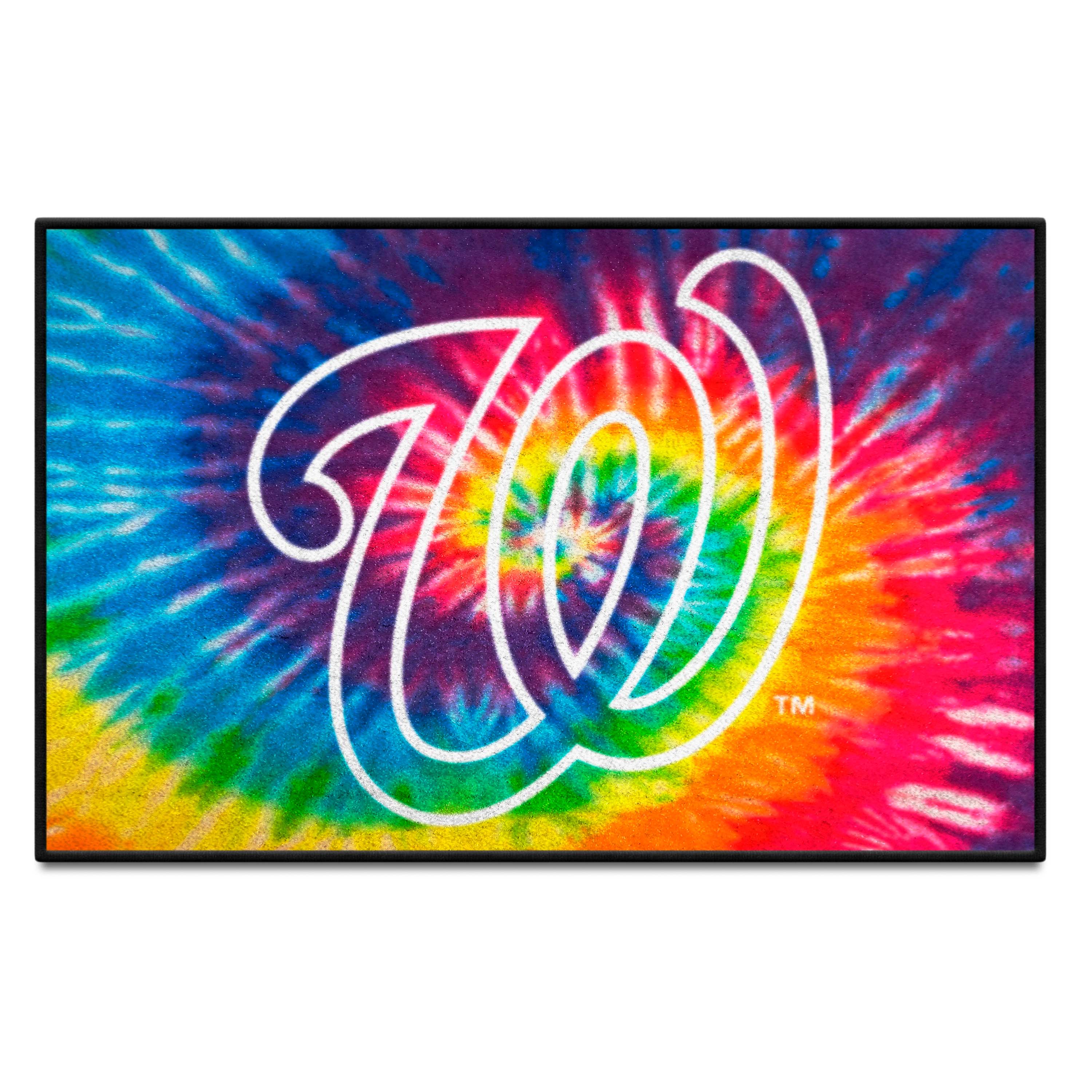 Washington Nationals Tie Dye Starter Mat Accent Rug - 19in. x 30in.