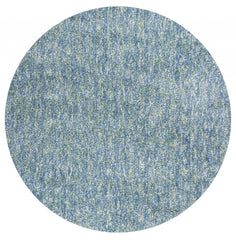 8' Round  Polyester Seafoam Heather Area Rug