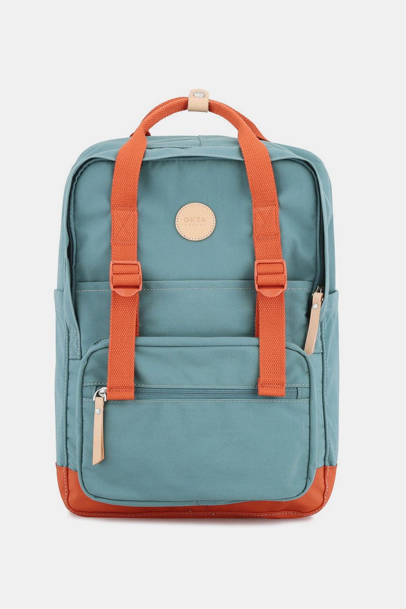 Himawari Waterproof Canvas Backpack Bag with Side Pockets - Trendsi