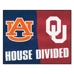 House Divided - Auburn / Oklahoma House Divided Rug - 34 in. x 42.5 in. - House Divided - Auburn / Oklahoma