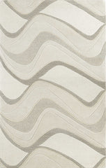 8' X 10' 6 Wool Ivory  Area Rug