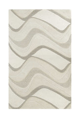 8' X 10' 6 Wool Ivory  Area Rug