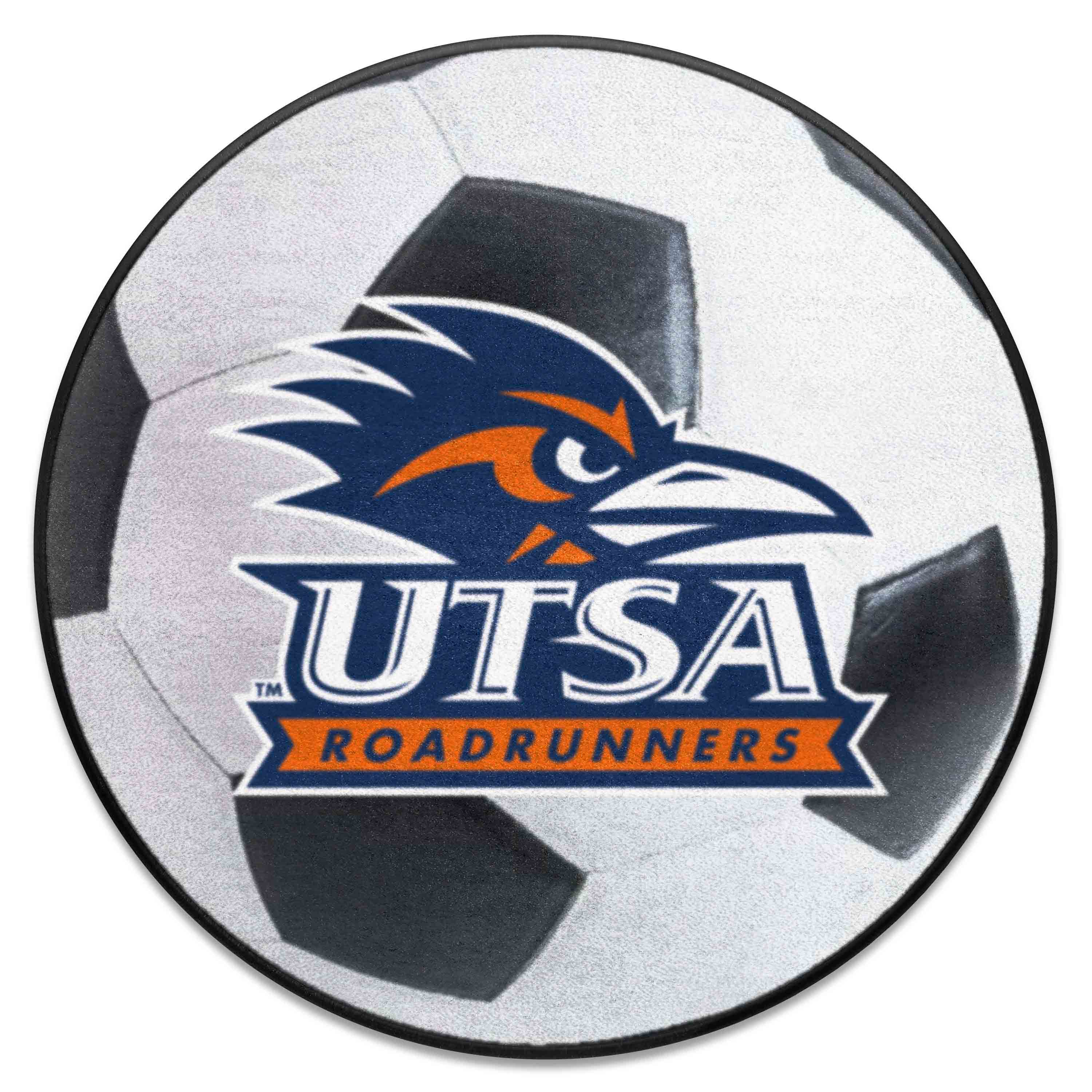 UTSA Roadrunners Soccer Ball Rug - 27in. Diameter