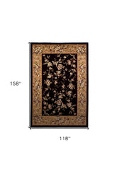 9' X 13'  Polypropylene Black Or  Beige Area Rug