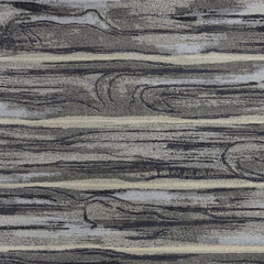 10' X 13' Grey Machine Woven Abstract Brushstroke Indoor Area Rug