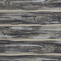 10' X 13' Grey Machine Woven Abstract Brushstroke Indoor Area Rug