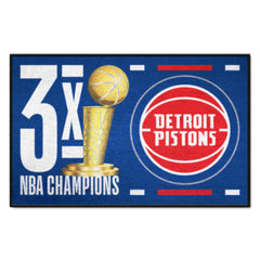 Detroit Pistons Dynasty Starter Mat Accent Rug - 19in. x 30in. - Detroit Pistons