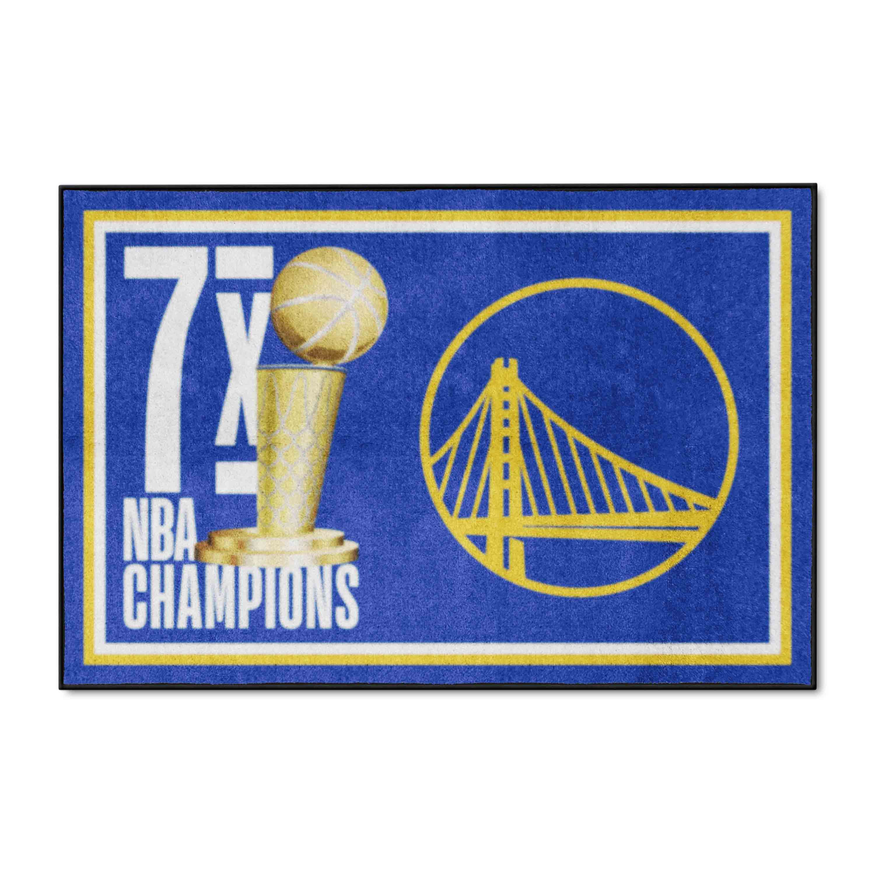 Golden State Warriors Dynasty 4ft. x 6ft. Plush Area Rug