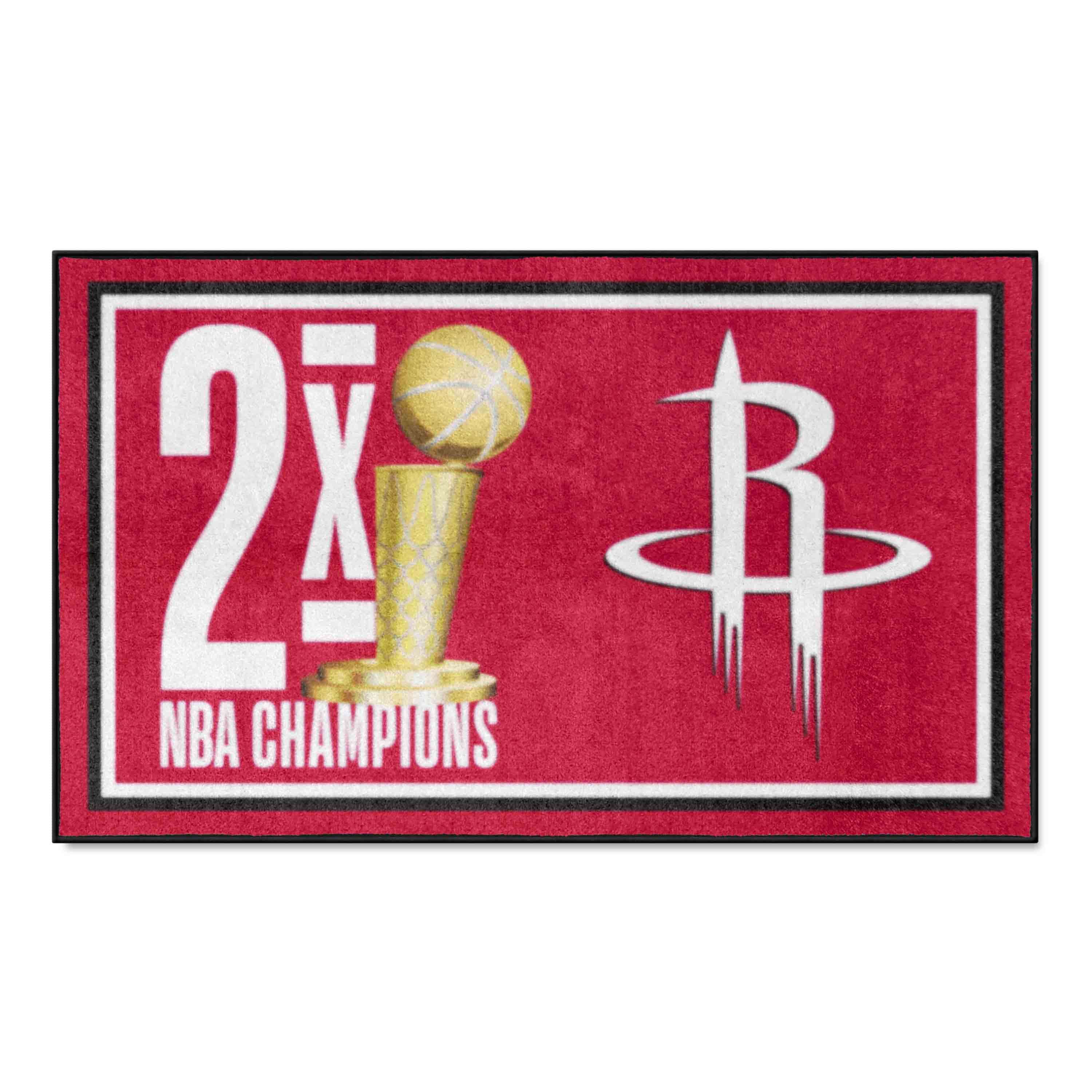 Houston Rockets Dynasty 3ft. x 5ft. Plush Area Rug - Houston Rockets