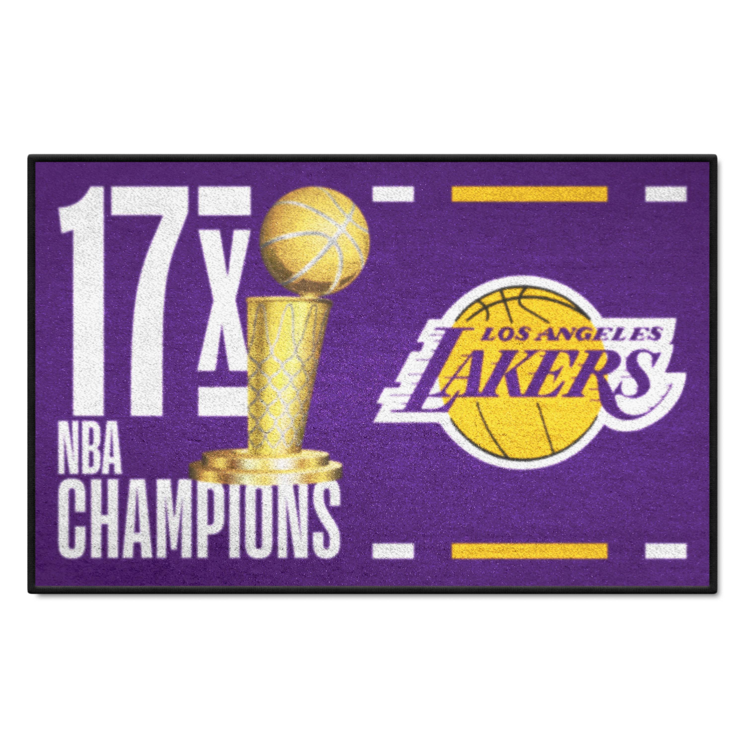 Los Angeles Lakers Dynasty Starter Mat Accent Rug - 19in. x 30in.