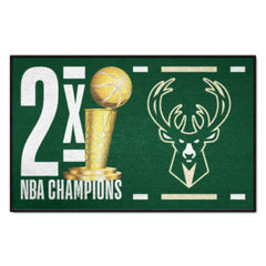 Milwaukee Bucks Dynasty Starter Mat Accent Rug - 19in. x 30in.