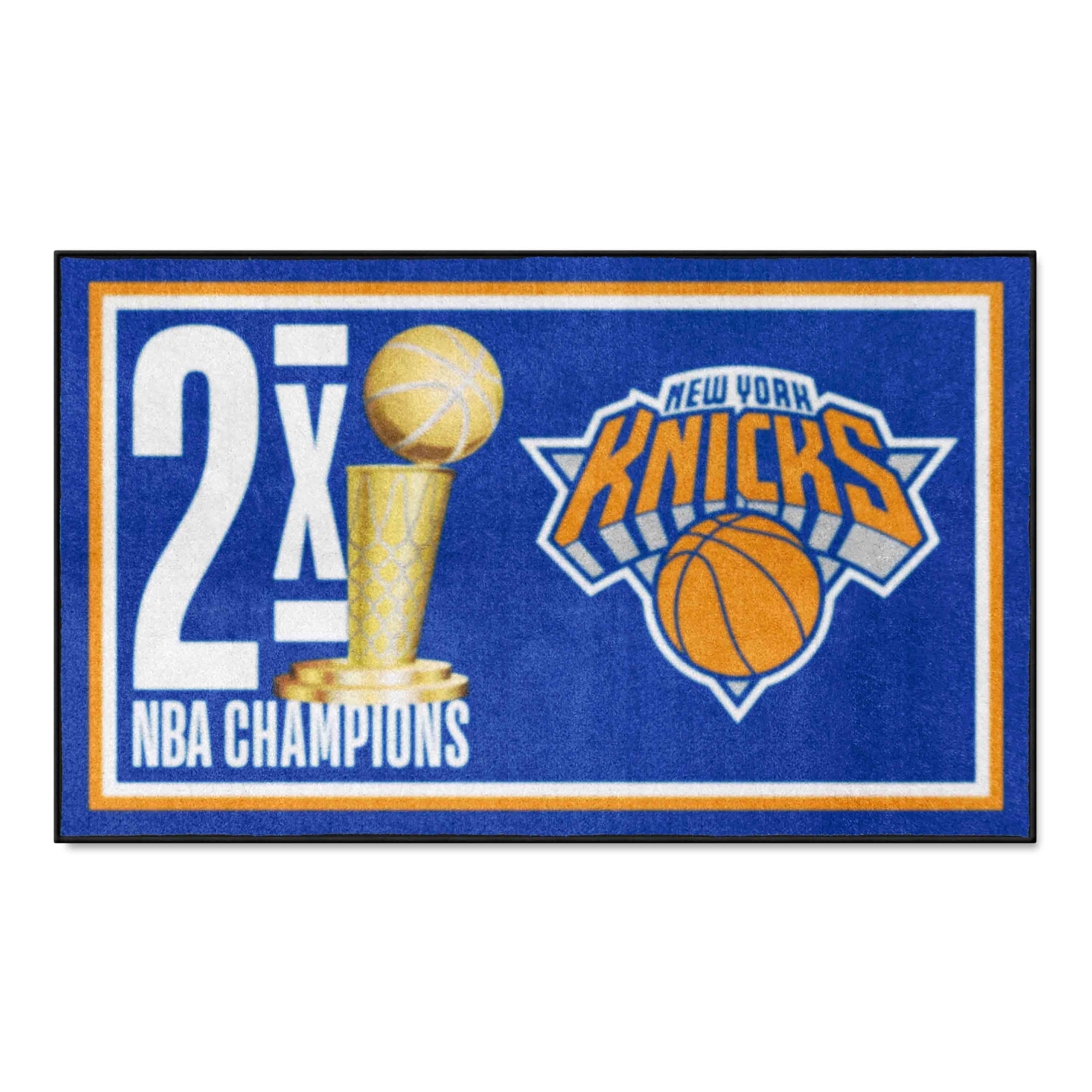 New York Knicks Dynasty 3ft. x 5ft. Plush Area Rug - New York Knicks