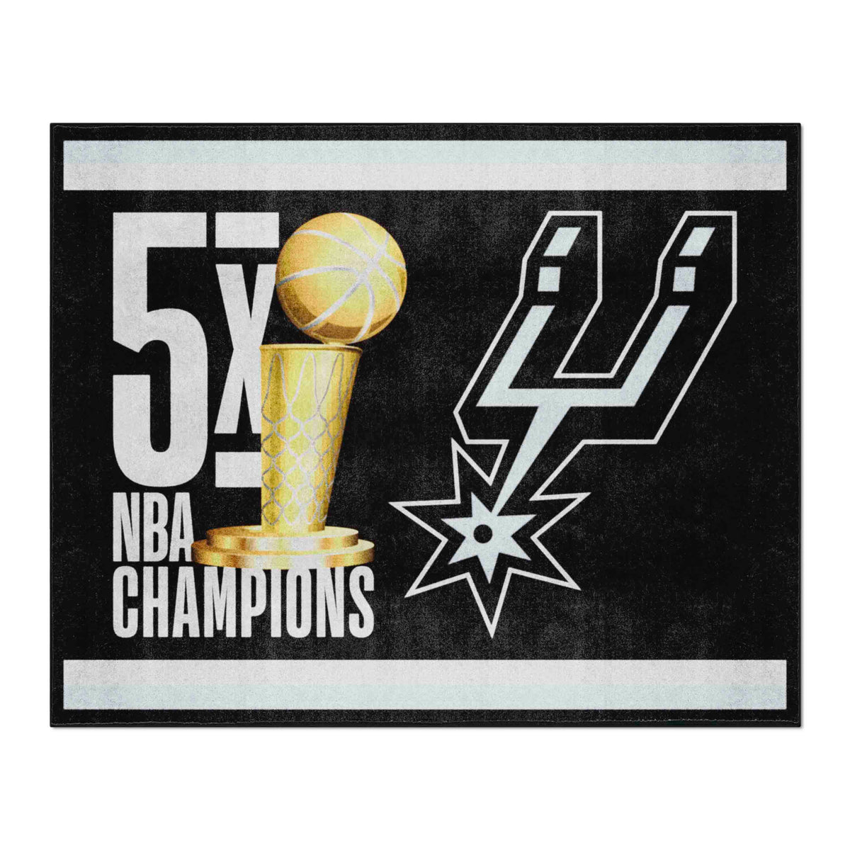 San Antonio Spurs Dynasty 8ft. x 10ft. Plush Area Rug