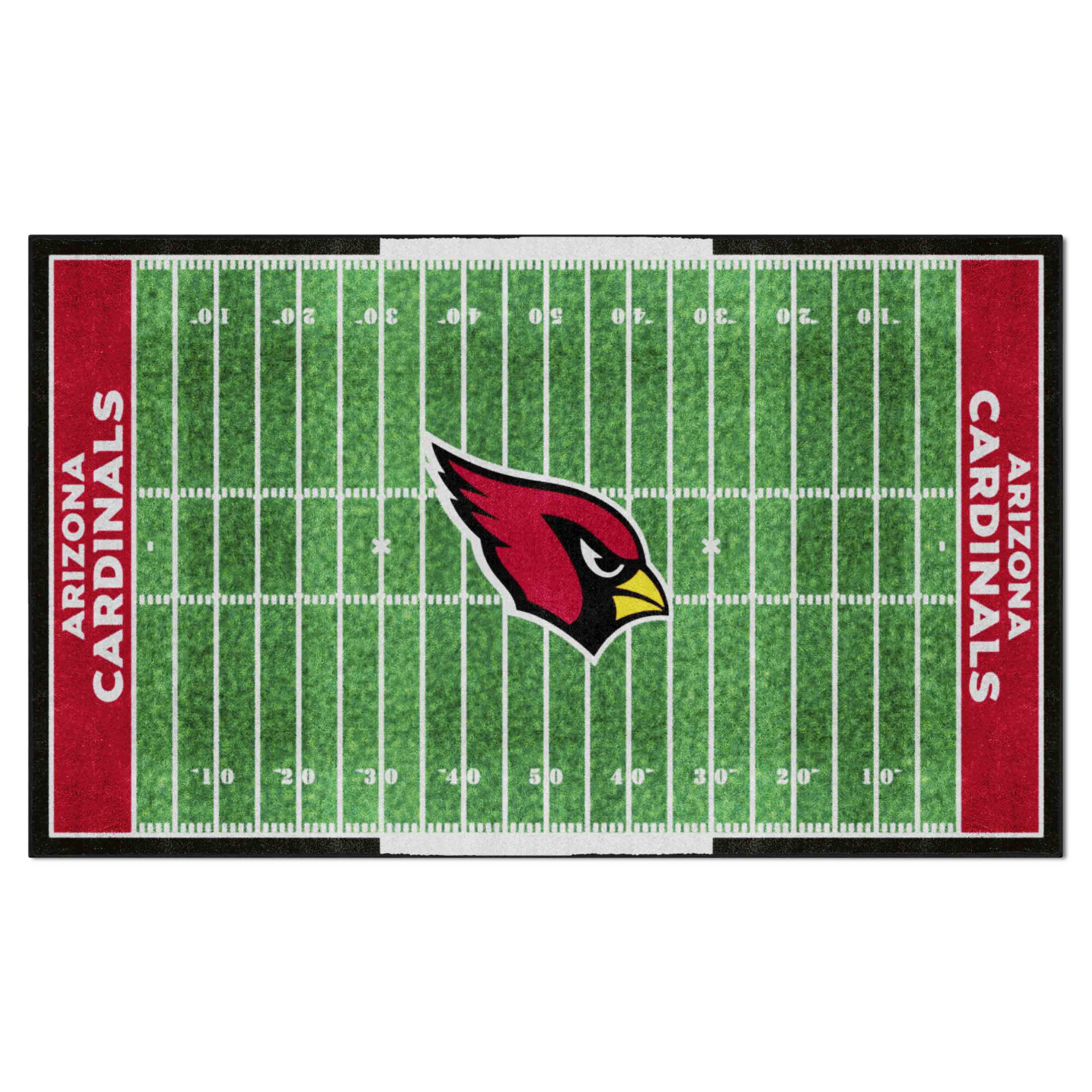 Arizona Cardinals 6 ft. x 10 ft. Plush Area Rug