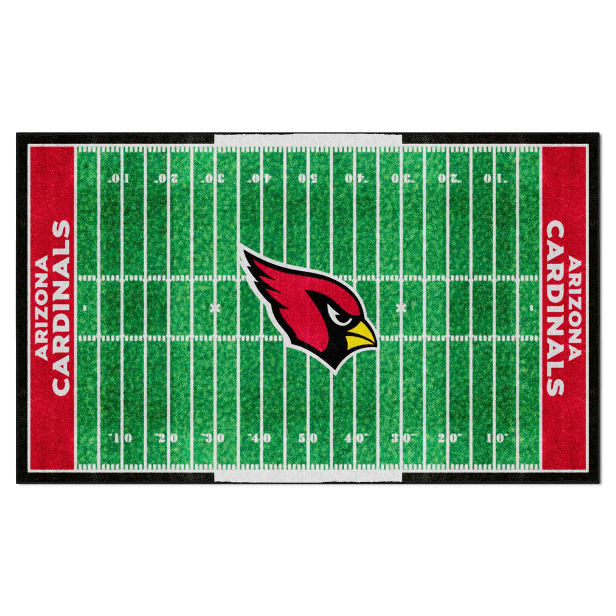 Arizona Cardinals 6 ft. x 10 ft. Plush Area Rug