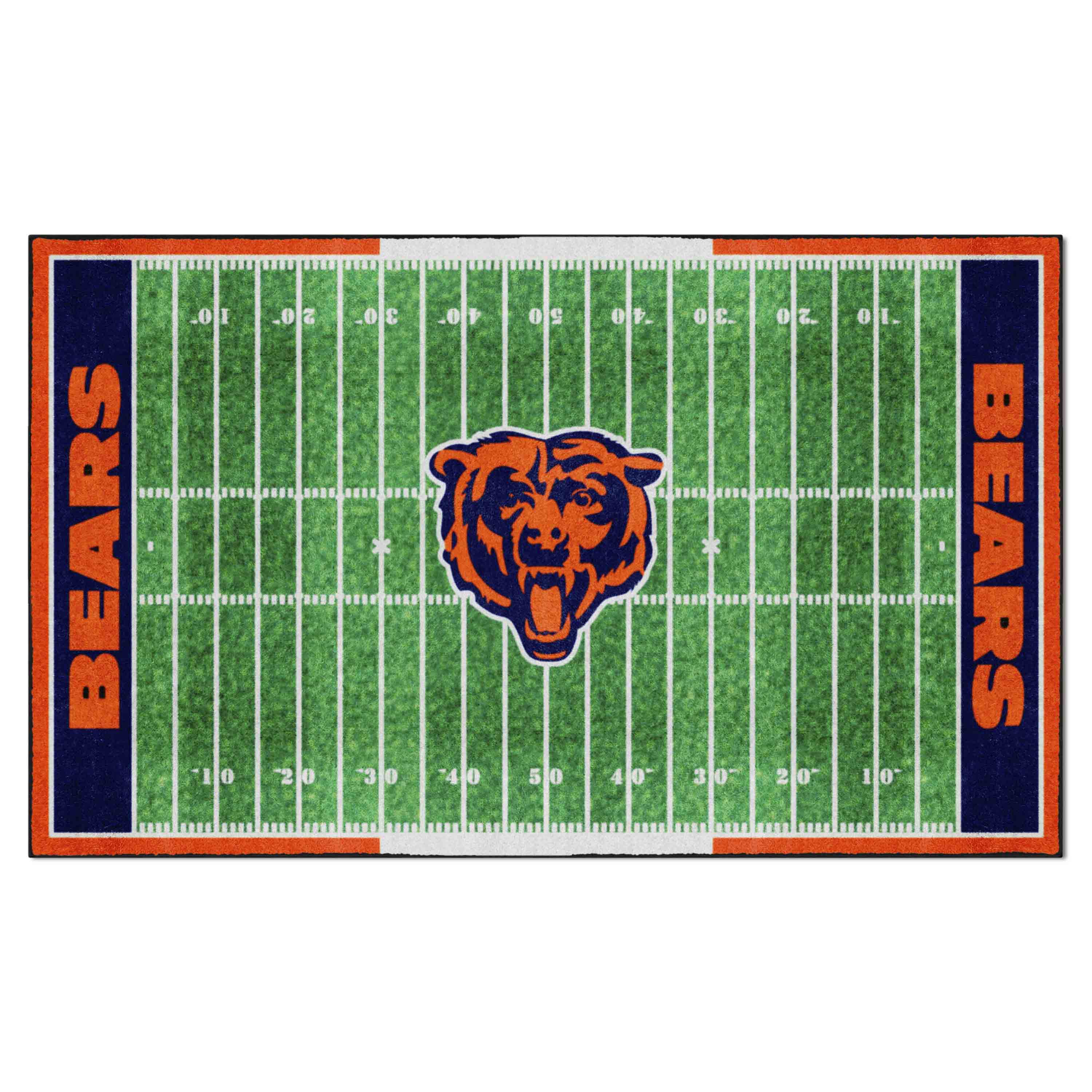 Chicago Bears 6 ft. x 10 ft. Plush Area Rug