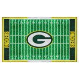 Green Bay Packers 6 ft. x 10 ft. Plush Area Rug - Green Bay Packers