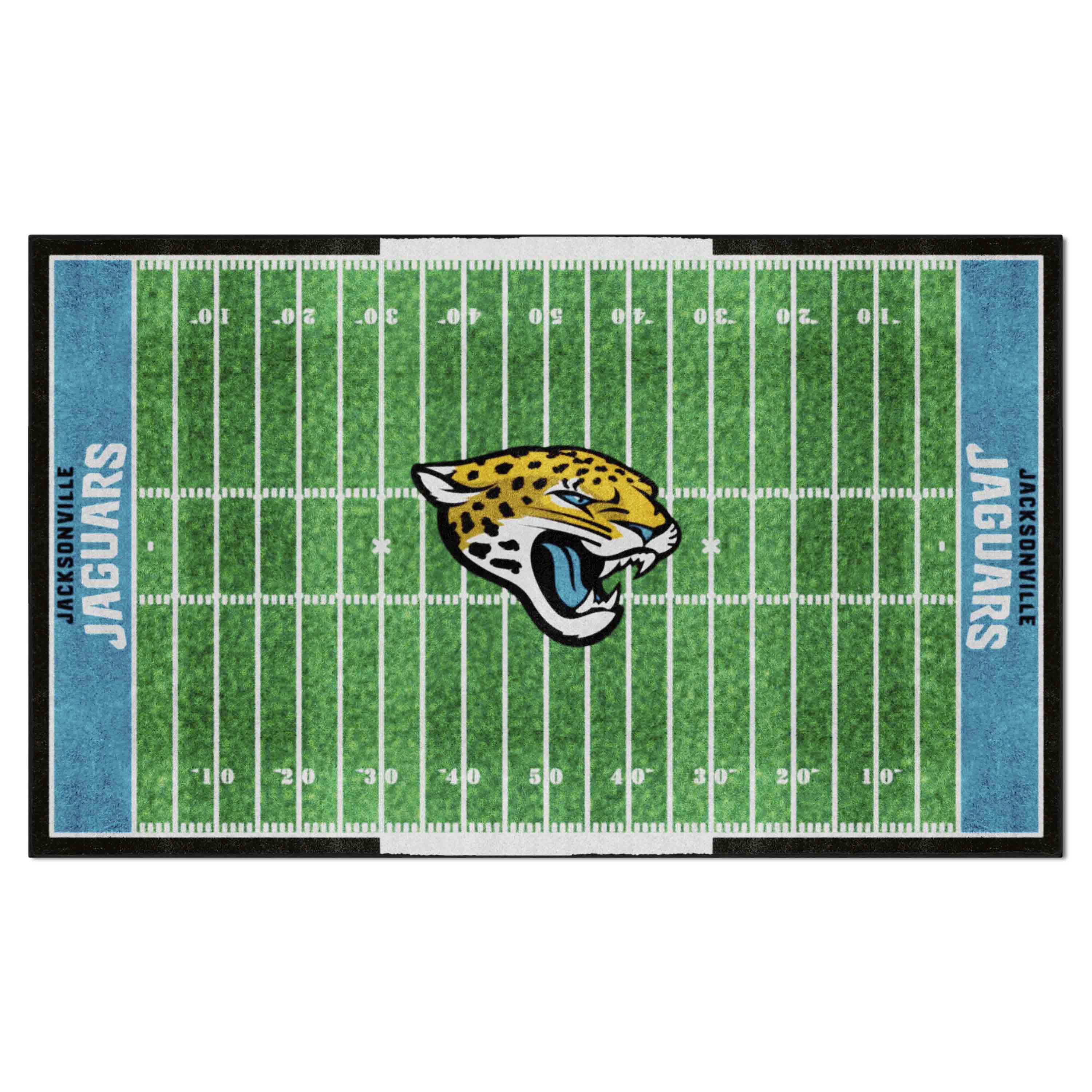 Jacksonville Jaguars 6 ft. x 10 ft. Plush Area Rug