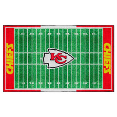 Kansas City Chiefs 6 ft. x 10 ft. Plush Area Rug