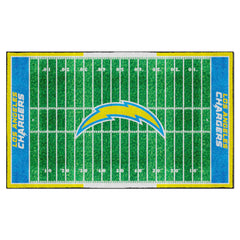 Los Angeles Chargers 6 ft. x 10 ft. Plush Area Rug