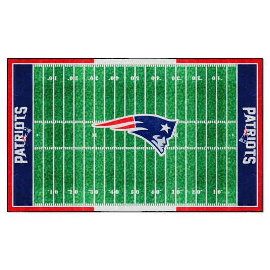 New England Patriots 6 ft. x 10 ft. Plush Area Rug - New England Patriots