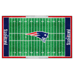 New England Patriots 6 ft. x 10 ft. Plush Area Rug