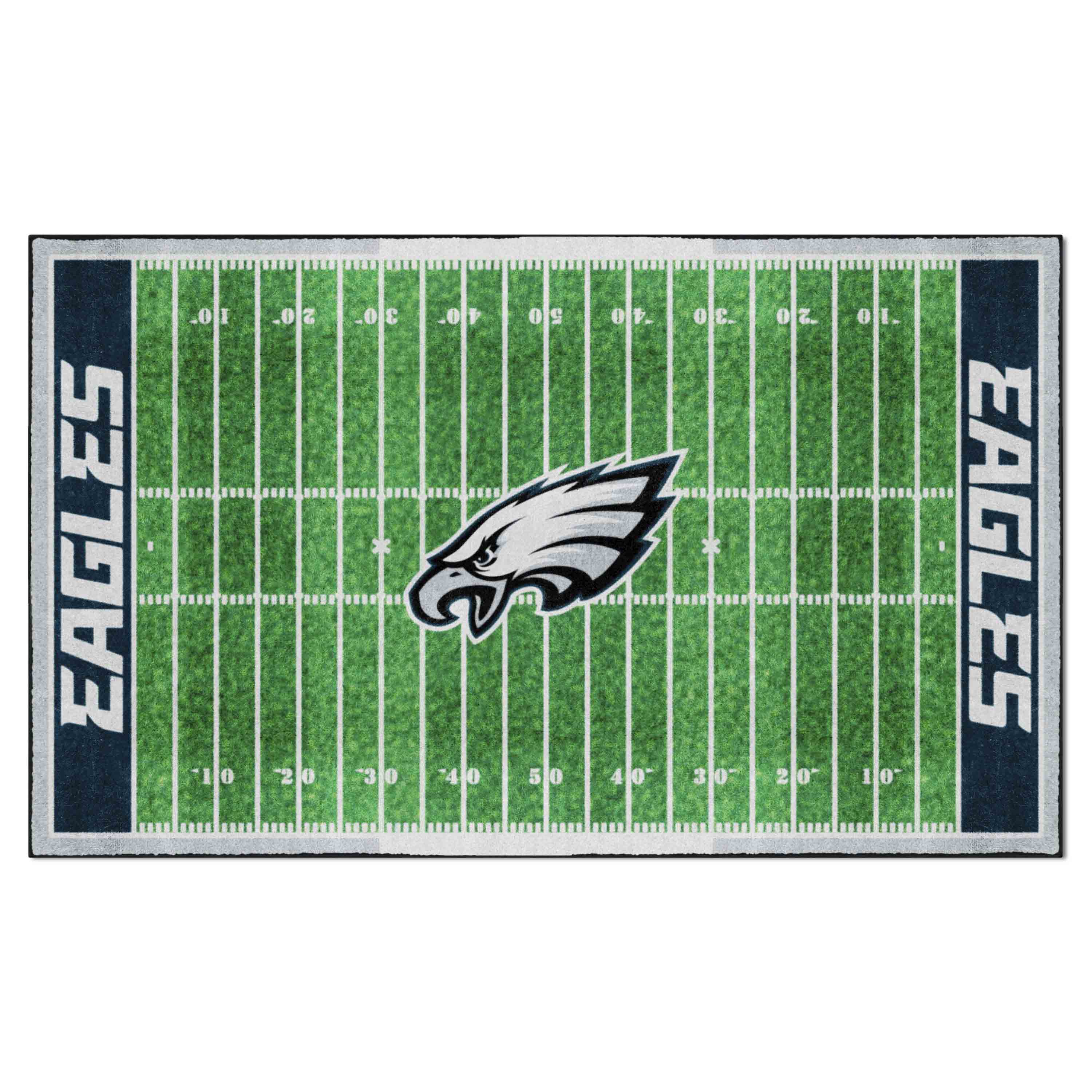 Philadelphia Eagles 6 ft. x 10 ft. Plush Area Rug