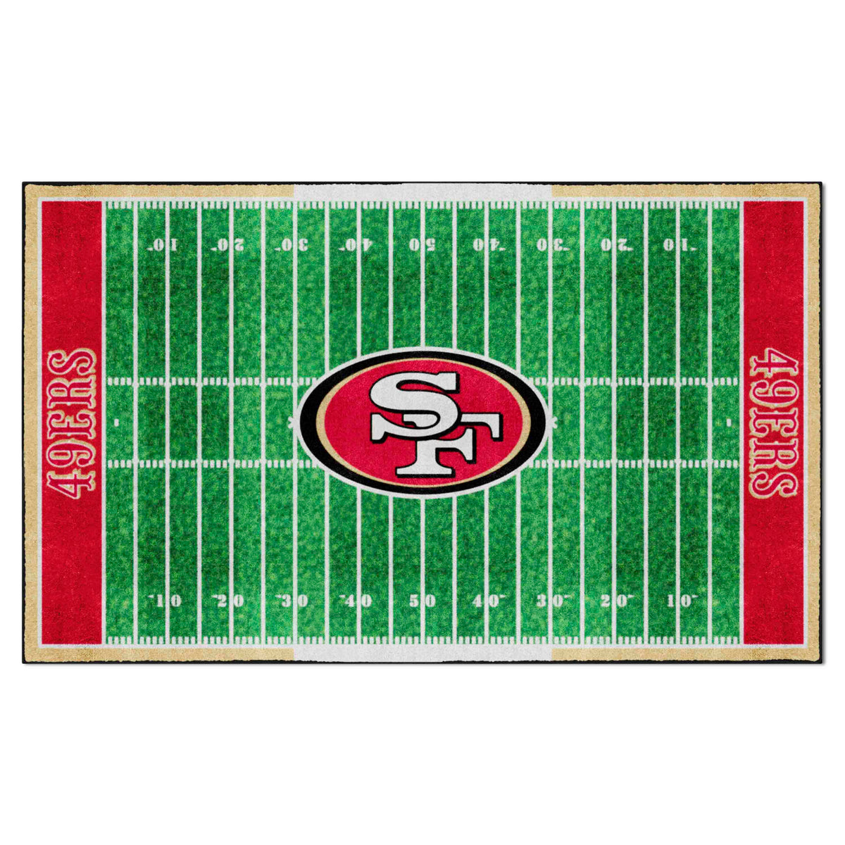 San Francisco 49ers 6 ft. x 10 ft. Plush Area Rug - San Francisco 49ers