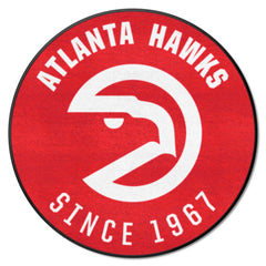 NBA Retro Atlanta Hawks Roundel Rug - 27in. Diameter