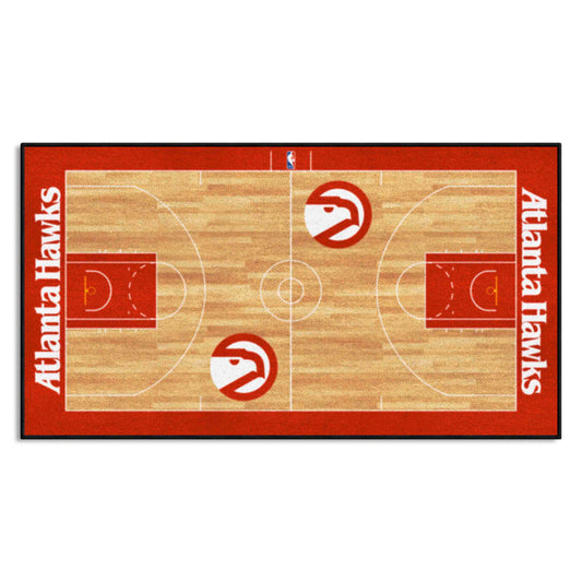 NBA Retro Atlanta Hawks Court Runner Rug - 24in. x 44in. - Atlanta Hawks