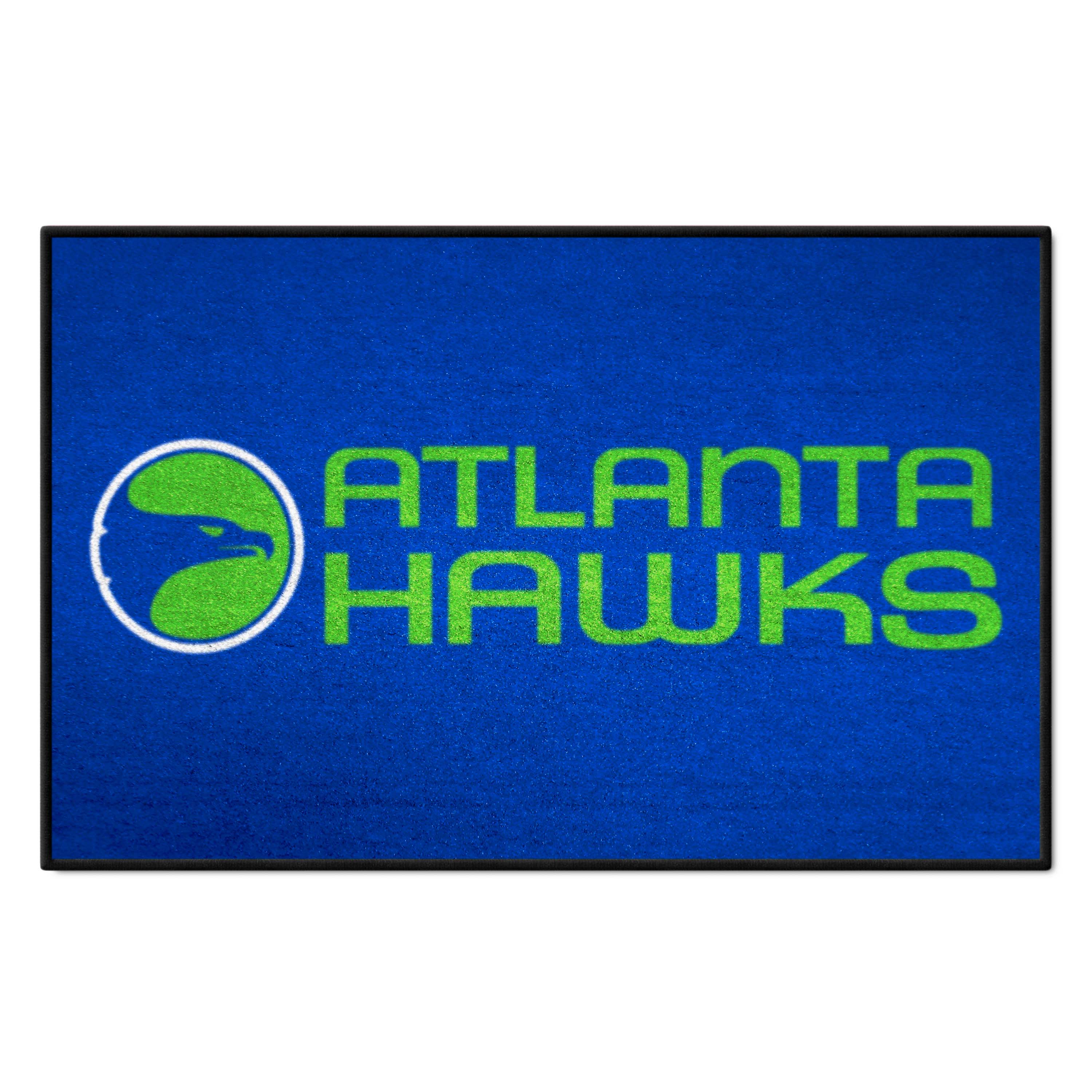 NBA Retro Atlanta Hawks Starter Mat Accent Rug - 19in. x 30in. - Atlanta Hawks